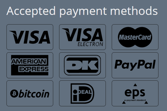 Seedbox.io Payment Methods