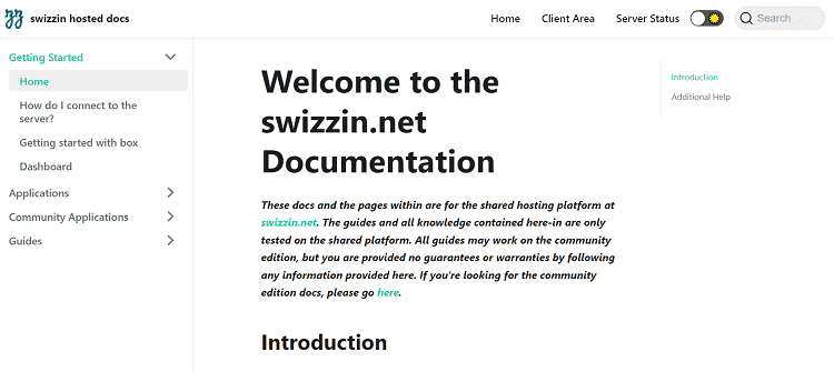 Swizzin.net wiki